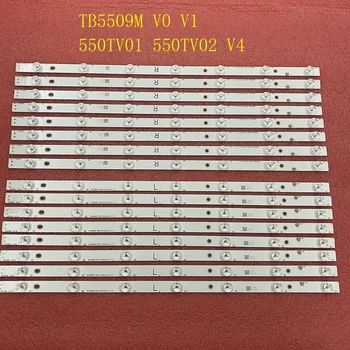 3set=48pcs de fundal cu LED strip pentru Panasonic TX-55DX650B TX-55DX600E 55DX600B TX-55AX630B TX-55DS503E TX-55DX603E TX-55DSW504