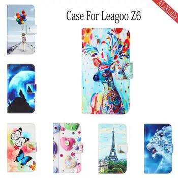 Caz Pentru Leagoo Z6 Caz de Moda de Desene animate Model de piele de Înaltă Calitate capac de protectie telefon Mobil, geanta