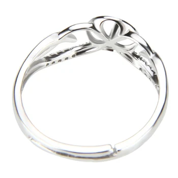 CLUCI Argint Simplu 925 Reglabil Inele de Nunta Pentru Femei Bijuterii de Argint Sterlină Femei Inel de Logodna Bijuterii SR2050SB