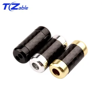 1 buc Splitter Pentru Casti Cablu de Fibră de Carbon, Y Separatoare de Linie Pentru Căști Audio Upgrade de Cablu din aliaj de Aluminiu de Îmbinare Adaptor