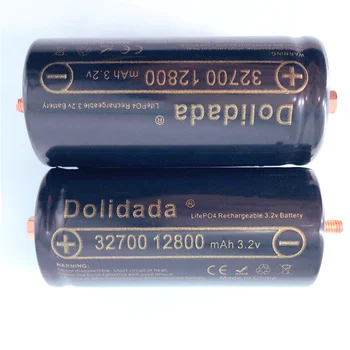 Brand original 32700 12800mAh 3.2 V lifepo4 Baterie Reîncărcabilă Profesionale Litiu Fosfat de Fier Baterie cu șurub