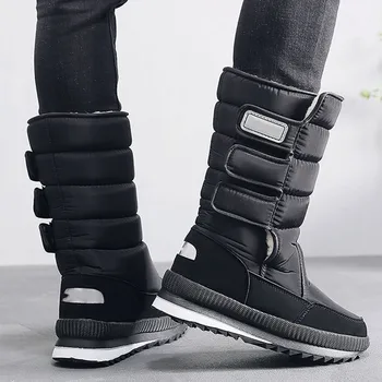 Oameni De Zăpadă Adidasi Cizme Sub Genunchi, Pantofi În Aer Liber Anti-Alunecare Rezistent La Apa Papuceii De Iarna Încălzirea Noi