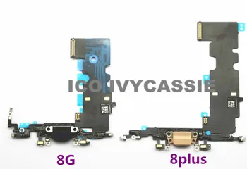 Pentru iPhone 8 8Plus X Incarcator Flex Cablu de Încărcare USB Dock Conector Flex Panglică Microfon Căști Audio Jack MICROFON Cablu Flex