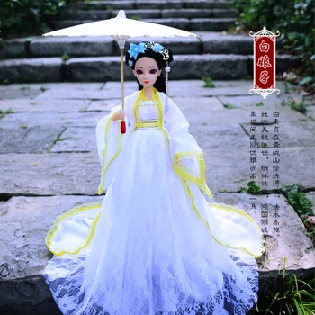 2020 China Antică Haine Pentru Păpuși Cosplay Tradițional Clasic Rochie De Printesa Rochie De Papusa Haine Accesorii Cu Păpuși Jucărie