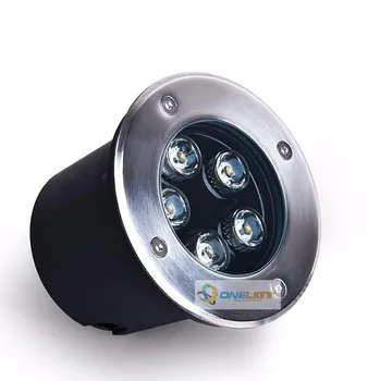 6pcs 5x2W LED Lumina Subteran Interioare de Lampa Îngropat Podea Punte Reflectoarelor AC85-265V DC12V în aer liber de Iluminat Cald Rece White10W