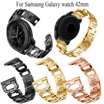 20MM Curele Pentru Samsung galaxy watch Active 2 40mm 44mm/Gear S2 Sport din Oțel Inoxidabil Curea trupa de Înlocuire Trupa Ceas Brățară