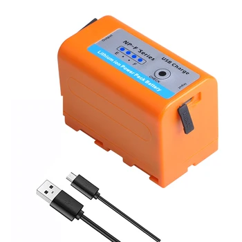 DuraPro 7800mAh NP-F960 NP-F970 Baterie Cu LED-uri Indicatoare de Putere & USB Port de Încărcare pentru SONY NP F960 F980 F550 F570 F750 F770