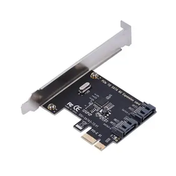 PCI-E PCI Express SATA 3.0 Card de Extensie cu Suport Pentru 2 Porturi SATA III 6Gbps Expansiune Adaptor Placi pentru Calculator șasiu