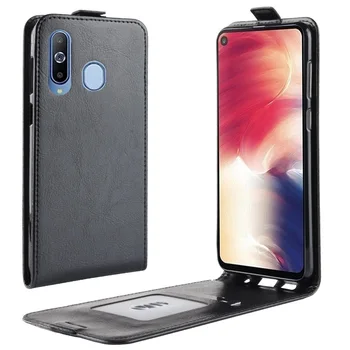 De lux Flip Vertical Piele Caz Pentru Smausng Galaxy A9 A7 2018 A8 A6 Plus de Telefon Capacul din Spate Portofel caz A8s A6s A2 Core A9 stele